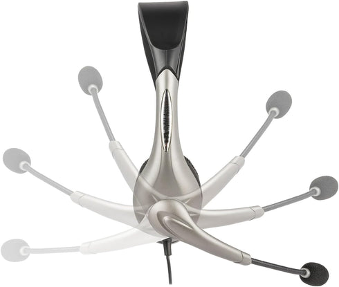 Cyber Acoustics USB Mono AC-840 Headset, Headphone with microphone, Great for Education, Office and Call Centers (AC-840)