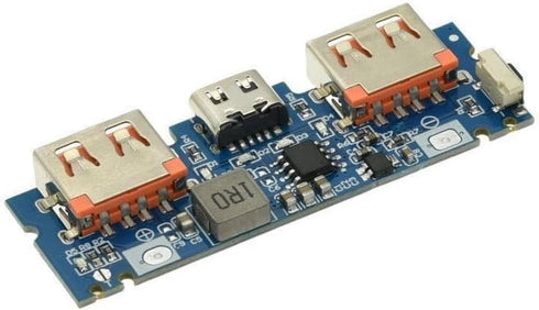 Generic Micro/Type-C USB 5V 2.4A Dual USB 18650 Boost Battery Charger Board Mobile