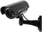 Saikiot Fake Security Camera with Realistic Red Flashing Lights and Warning Sticker for Indoor Outdoor Protection