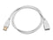 Monoprice 3-Feet USB 2.0 A Male to A Female Extension Cable (Gold Plated), White (108605)
