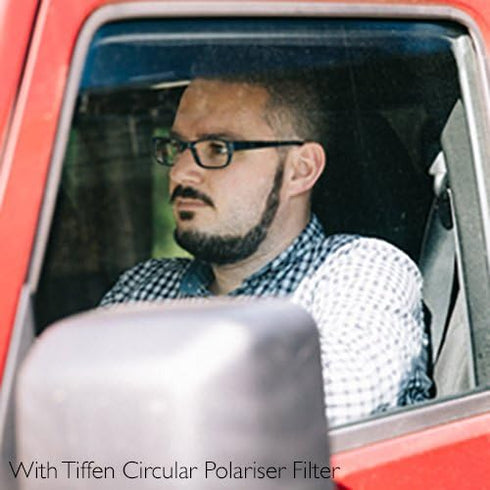 Tiffen 58CP 58MM Circular Polarizer Glass Filter (Black)