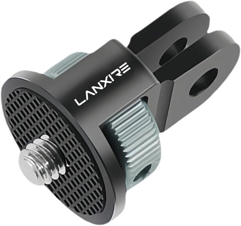 LANXIRE 1/4" 13/12, Insta360 X4/X3, 3, Laxnire Action Camera Mount Adapter with Screw, Aluminum Alloy Camera Tripod