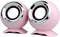 USB Speakers, Mini Wired Computer Speaker, Powered Multimedia Stereo Sound with 3.5mm Audio Jack (Pink)
