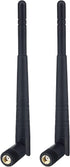 BOOBRIE 2-Pack Dual Band WiFi Antenna 2.4GHz 5GHz 5.8GHz 8dBi RP-SMA Male Connector for WiFi Router