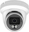 Hikvision/Uniview Compatible 4MP PoE IP Turret Dome Camera with Microphone, IP Security Camera Outdoor Rated,