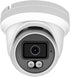 Hikvision/Uniview Compatible 4MP PoE IP Turret Dome Camera with Microphone, IP Security Camera Outdoor Rated,