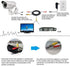 GreatPowerDirect 65ft Video Power BNC Cable Cord Lead Wires for Zosi CCTV DVR Security Cameras