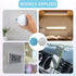 ZYMJBB 40pcs Stickers(3cm 4cm) Metal Plates for Magnetic Mount Round Magnet for Phone Case, Round Mobile Phone Metal