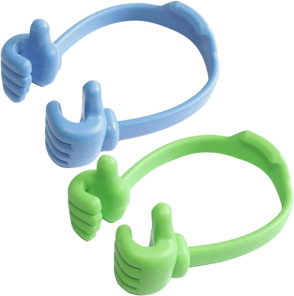 POPETPOP 2pcs Thumb Gesture Cell Phone Stands Adorable Smartphone Holders for Desk Use
