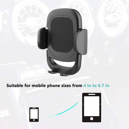 Car Cell Phone Holder Mount for Jeep Wrangler (2007-2024) - Accessories for Circular Air Vents