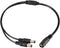 uxcell 1 Female to 2 Male 5.5mm x 2.1mm DC Power Splitter Cable for CCTV Cameras