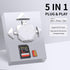 Hotcatconn iPhone/ipad/Android/Mac/Computer/Camera,5 in1 New SD Card Reader for Micro SD Card Reader Trail Camera