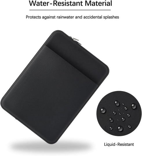 Laptop Sleeve for MacBook Air/Pro 13 inches (M4 M3 M2 M1 Chip 2025-2020) with 2 Pockets, Tablet Bag Case Accessories,