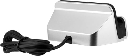 BENACES Type-C Charger Dock, Non-Slip Vertical Silver USB-C Charging Stand for iPhone 15, Samsung Galaxy S8, Note8, LG