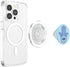 Hamsa Hand Blue Evil Eye Yoga Spiritual Symbol Ornament PopSockets MagSafe PopGrip for iPhone