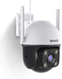 Tenda Security Cameras Outdoor, Plug-in WiFi Camera, 4MP, 360° Pan/Tilt, Color Night Vision, AI Detection