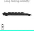 Logitech MK345 Wireless Combo, Full-Sized Keyboard with Palm Rest and Comfortable Mouse, Black