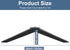 Maozhren TV Stand for Insignia TV Legs Replacement, Not Universal, Easy to Install, for Insignia TV Stand Legs, Please