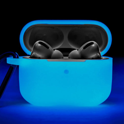 Silicone Case Cover Compatible with Apple AirPods Pro, Protective Soft Case with Carabiner for Airpods Pro 2