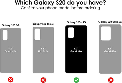 OtterBox S20+ Packaging Galaxy (Only) - Defender Series Case - Black - Case Only - Rugged & Durable - with Port