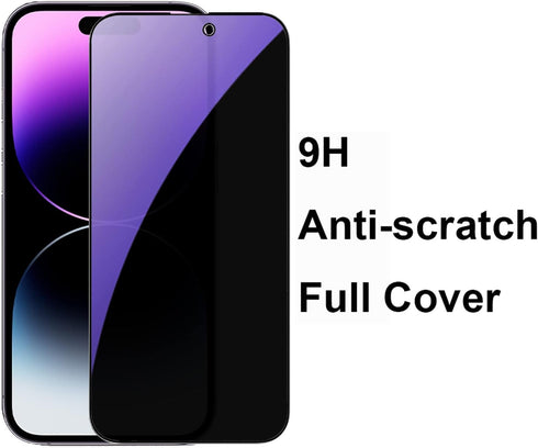 2 PCS Anti-Blue Privacy Tempered Glass