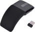 Dpofirs 2.4GHz Foldable Arc Touch Mouse, USB Receiver for Computer Notebook, Black