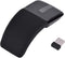 Foldable Wireless Touch Mouse, Arc Touch Mouse with 143 Receiver for PC Laptop Smart TV, Black