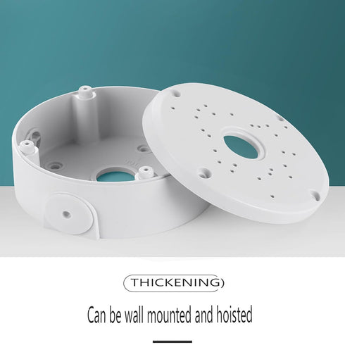 Universal Bullet Security Camera Junction Box Mount Bracket - Plastic Rainproof for IP Camera Electric Enclosure (1