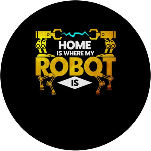 Robot Robotics Engineer Vintage Home My Robot PopSockets Standard PopGrip
