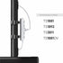 TS1881 50 mm (APS1881) ONKRON Power Strip Surge Protector Mounting Bracket for TV Stand Column Diameter Black
