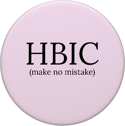 Women's Funny Head Bitch in Charge HBIC PopSockets Standard PopGrip: Swappable Grip