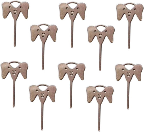 HOMSFOU 40pcs Sim Card Ejector Needles Phone Sim Tray Remover Tool for