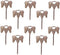 HOMSFOU 40pcs Sim Card Ejector Needles Phone Sim Tray Remover Tool for