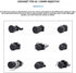 TONHOKJ 60120mm 99% (TH-002 2pcs) Universal Camera Lens Cap Cover - Fits DSLR Lenses, Element Proof, Lifetime Coverage