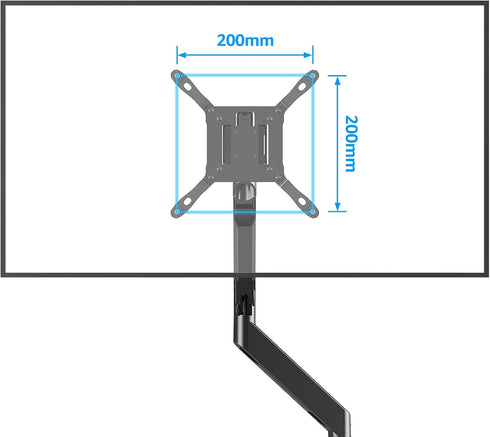 MOUNTUP VESA Mount Extender, Monitor VESA Extension Bracket Adapter for 17-35'' Screens, Extend VESA Mounting Holes up