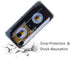Case for Galaxy A20 with Reinforced Corners, TPU Soft Bumper Retro Music Cassette Tape Design