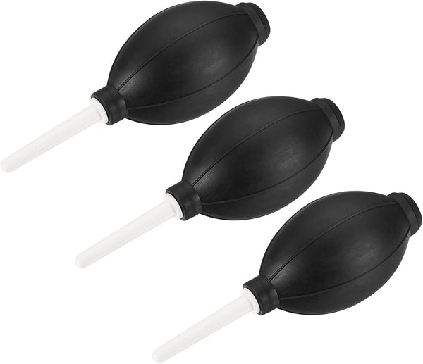 MECCANIXITY Dust Ball Air Blower, Rubber Blowing Pump Cleaning Tool for Camera Lens, Keyboard, PCB Board, Pack of 3