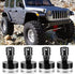 4pcs SCX10 1/10 Keenso Strong Magnet RC Car Shell Column Post, Magnetic Body Post Mount Fit for RC Car Model