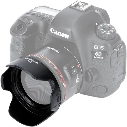 Lens Hood for Yongnuo YN 50mm f/1.8 II Lens, Reversible Lens Shade Protector Compatible with 58mm Filter or Lens Cap