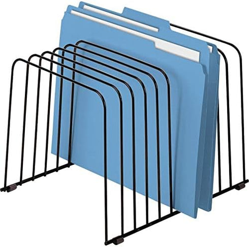 Fellowes 72112 Desktop Organizer, 11 Sections, Wire, 9" x 11-3/8" x 8", Black by Fellowes