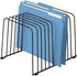 Fellowes 72112 Desktop Organizer, 11 Sections, Wire, 9" x 11-3/8" x 8", Black by Fellowes
