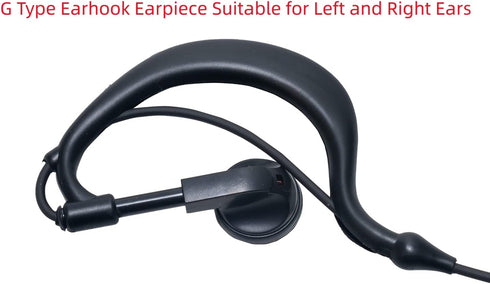 G Shape Earpiece Headset with Mic PTT, Compatible with Cobra Microtalk Cx112 PX650 PX655 ACXT145 ACXT1035r ACXT545
