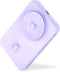 Electric Suction Power Bank, 5000mAh Wireless Charger, 22.5W Fast Charging, USB-C Cable, for iPhone 15/14/13/12, Purple