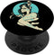 Tattooed Goth Pin-Up Girl Horror Ghost Moon Rockabilly PopSockets Standard PopGrip