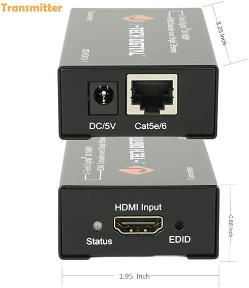 J-Tech Digital HDMI Extender over cat5e/6, 1080P@200ft, Supports EDID Copy