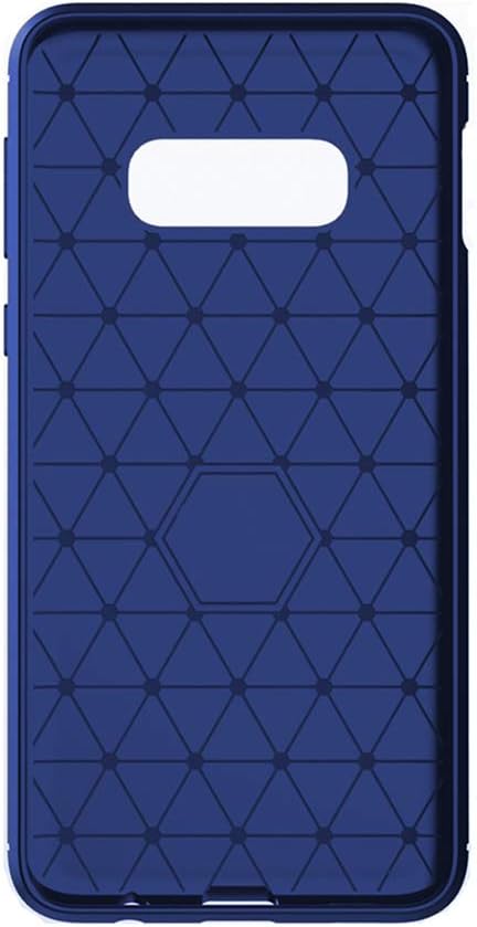 Asuwish Phone Case for Samsung Galaxy S10e, Slim Protective Silicone Cover with Tempered Glass Screen Protector, Navy