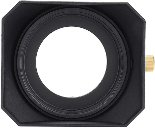Qiilu Square Lens Hood Shade, Accessory for Camcorder Digital Video Camera Lens Filter (40.5mm)