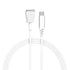 Type C to Second-Generation Magnetic Charging Cable Compatible with MacBook 2012-2017 - 1.8m - White