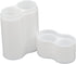 Slimline 18650 Battery Case, Soft Durable Material - Pack of 2 (Holds 2 Batteries)
