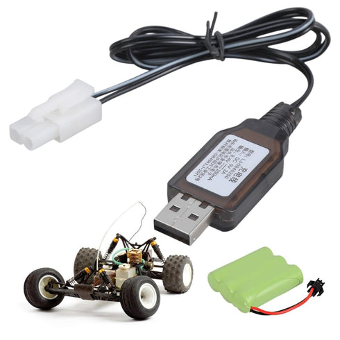 generic 8.4V USB Charging Cable Featuring LED Indicators for Remotes Control Car Batteries Overcharge Overheats